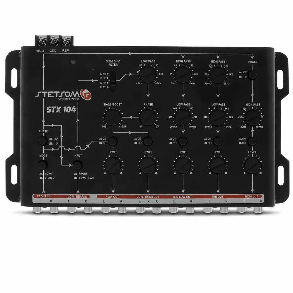 Crossover Stetsom STX 104 - 2 Canais 5 vias Mono e Stereo - Imagem 2