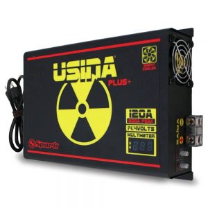 Fonte Carregadora Usina Spark - 120 Amperes Plus - Com Voltímetro Digital Smart Cooler Bi-Volt